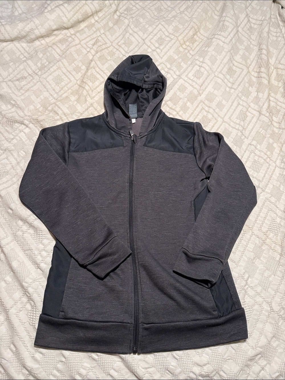 Champion Dark Gray Full-Zip Hooded Sweatshirt